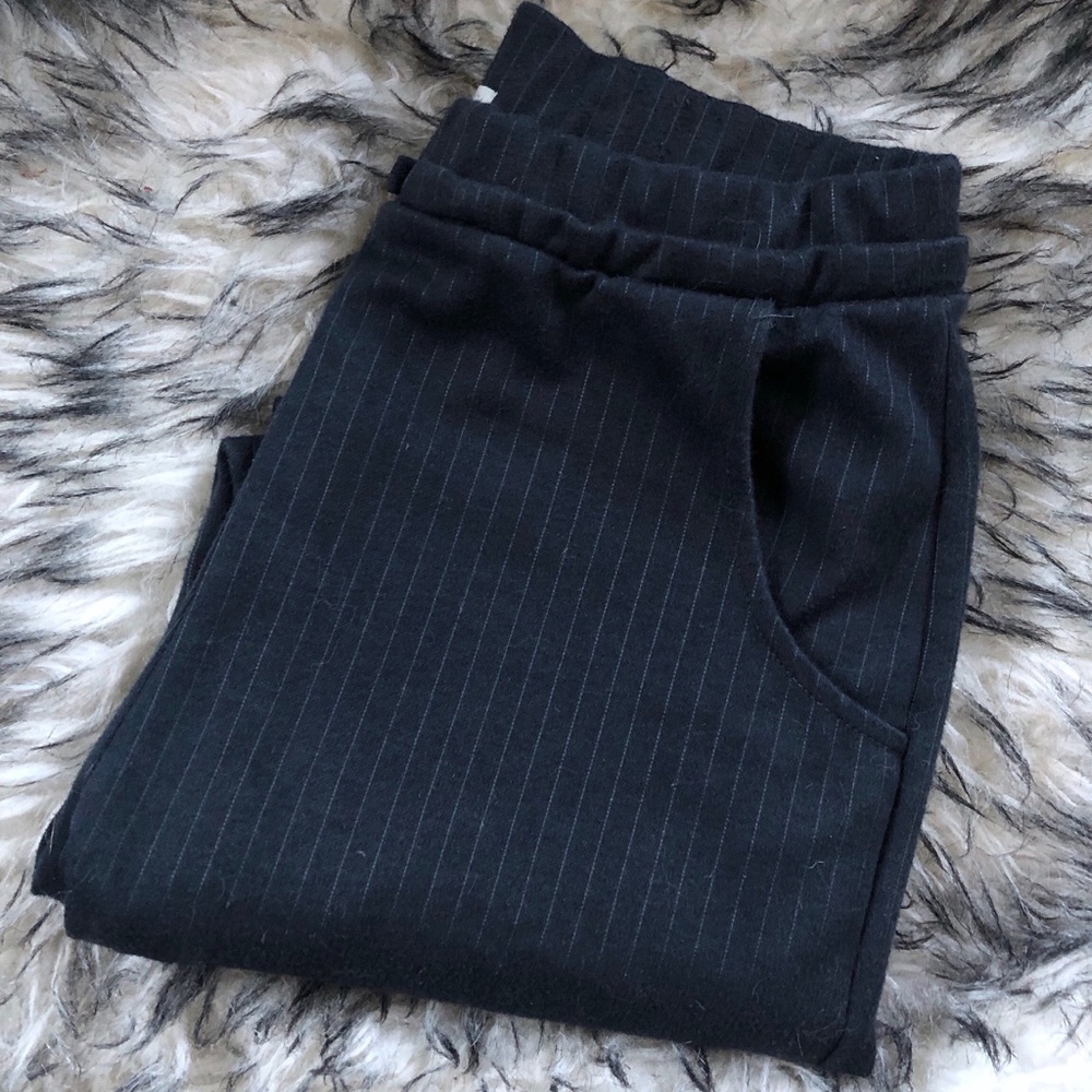 Zara pinstripe joggers